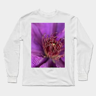 Tender flowers of purple lily Long Sleeve T-Shirt